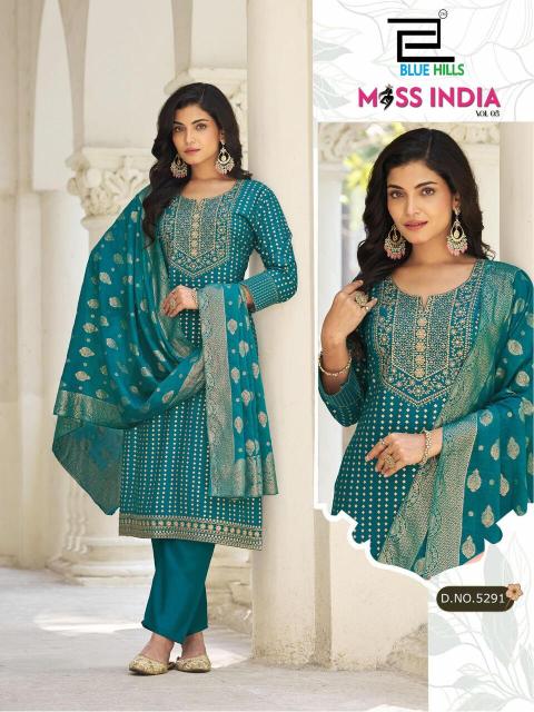 Blue hills miss india vol 5 wholesale kurti market in cloth markit